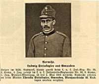 Infantrist Steinkogler Ludwig, Gmunden IR 36 9 Kompanie